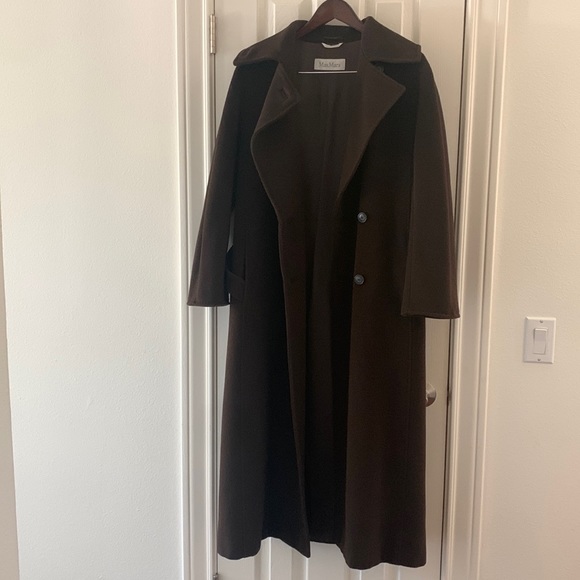 MaxMara Jackets & Blazers - MaxMara Manuela Coat, Lana Cashmere Wool full Length, versatile neck, Size 8